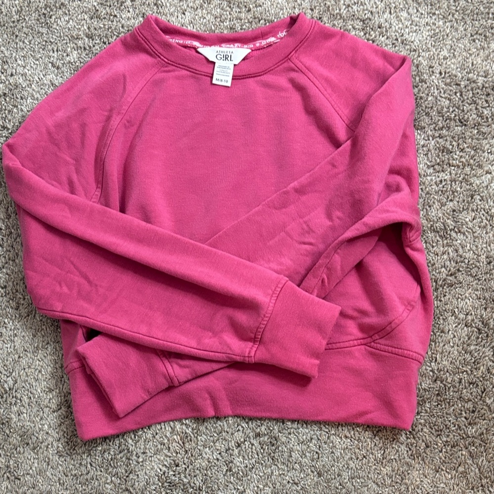 Athleta Women's Pink Crew Neck Sweater